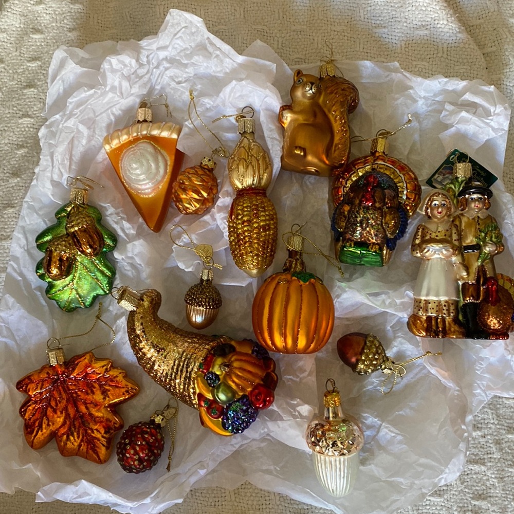 Old world Christmas thanksgiving/fall collection
